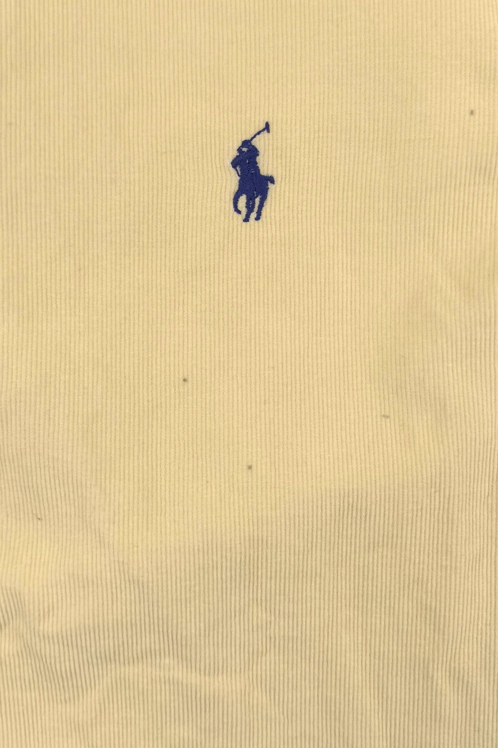 Ralph Lauren Classic Fit Button-Down Shirt Yellow Corduroy Cotton | Casual Preppy Shirt