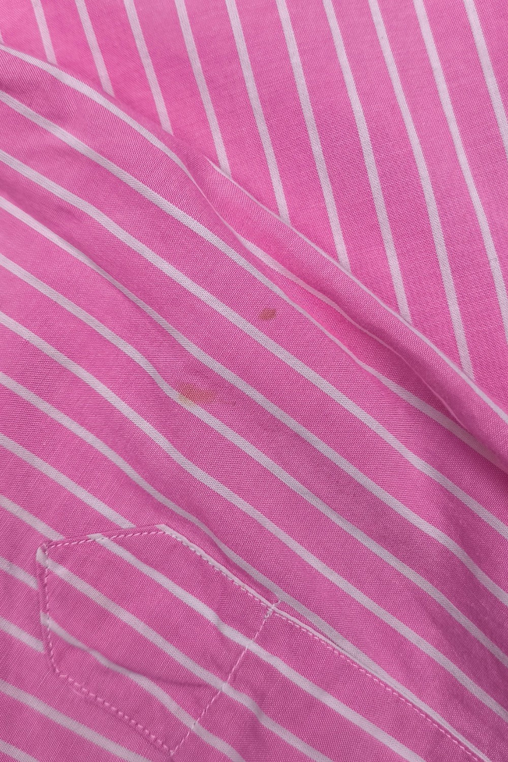 Ralph Lauren Custom Fit Striped Button Down Shirt Pink White | Classic Casual Oxford Style