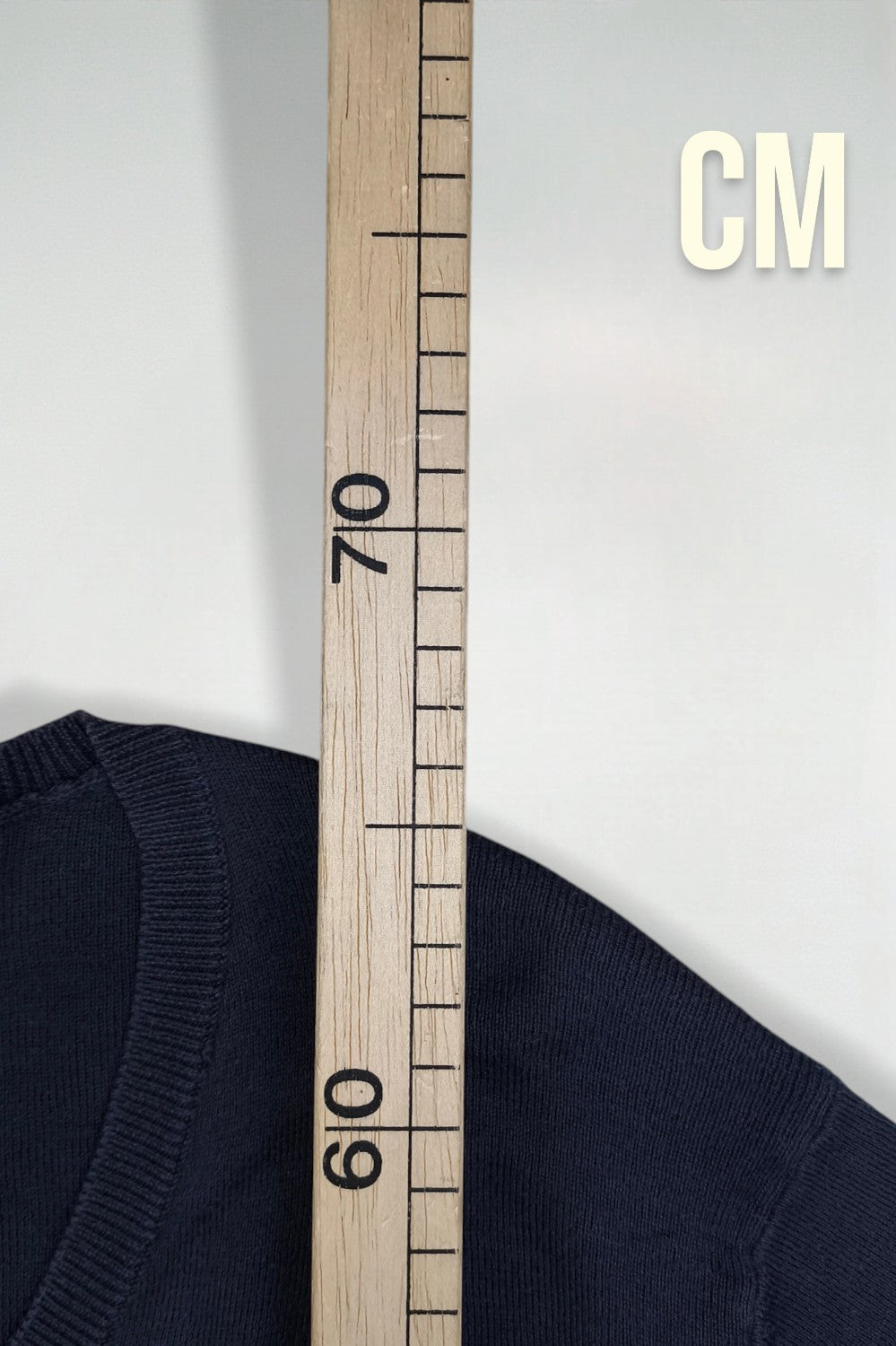 Maglione vintage con scollo a V in blu navy di Polo Ralph Lauren | Maglieria slim fit anni 2000