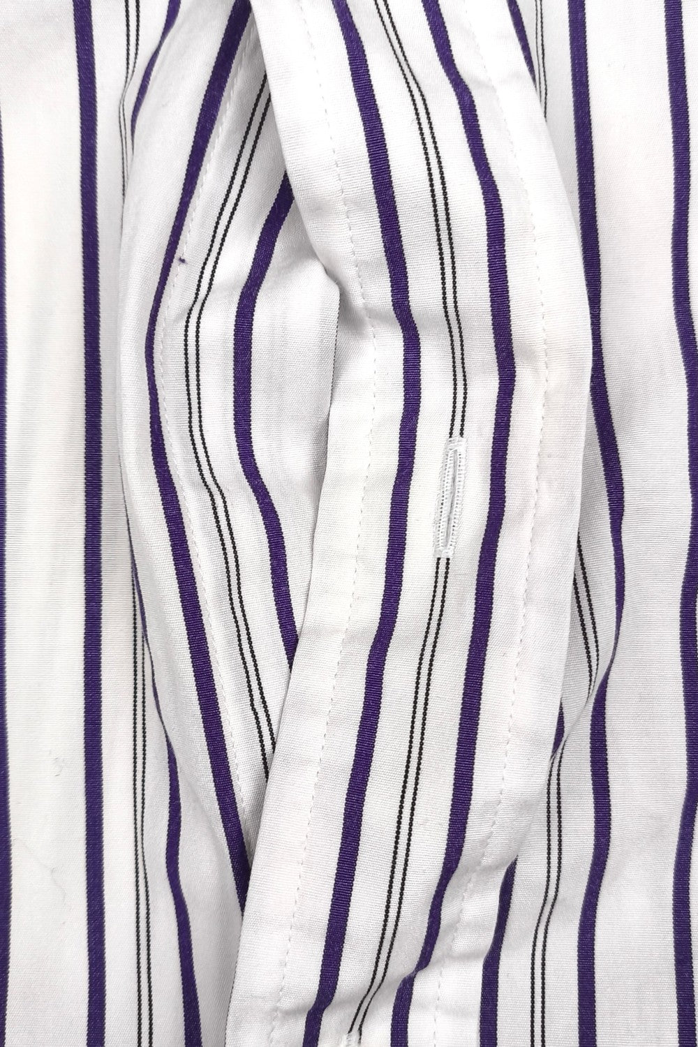 Ralph Lauren Golf Striped Shirt White Purple Classic Fit XL