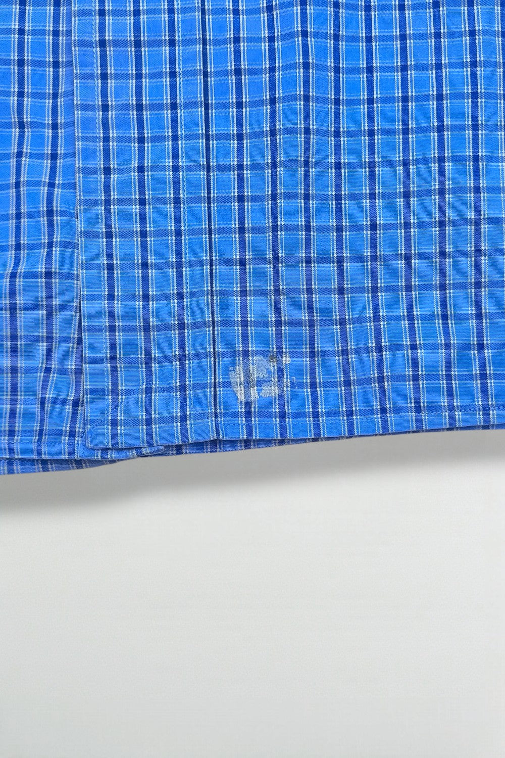 Ralph Lauren Blake Shirt Blue Plaid Cotton Button Down XL