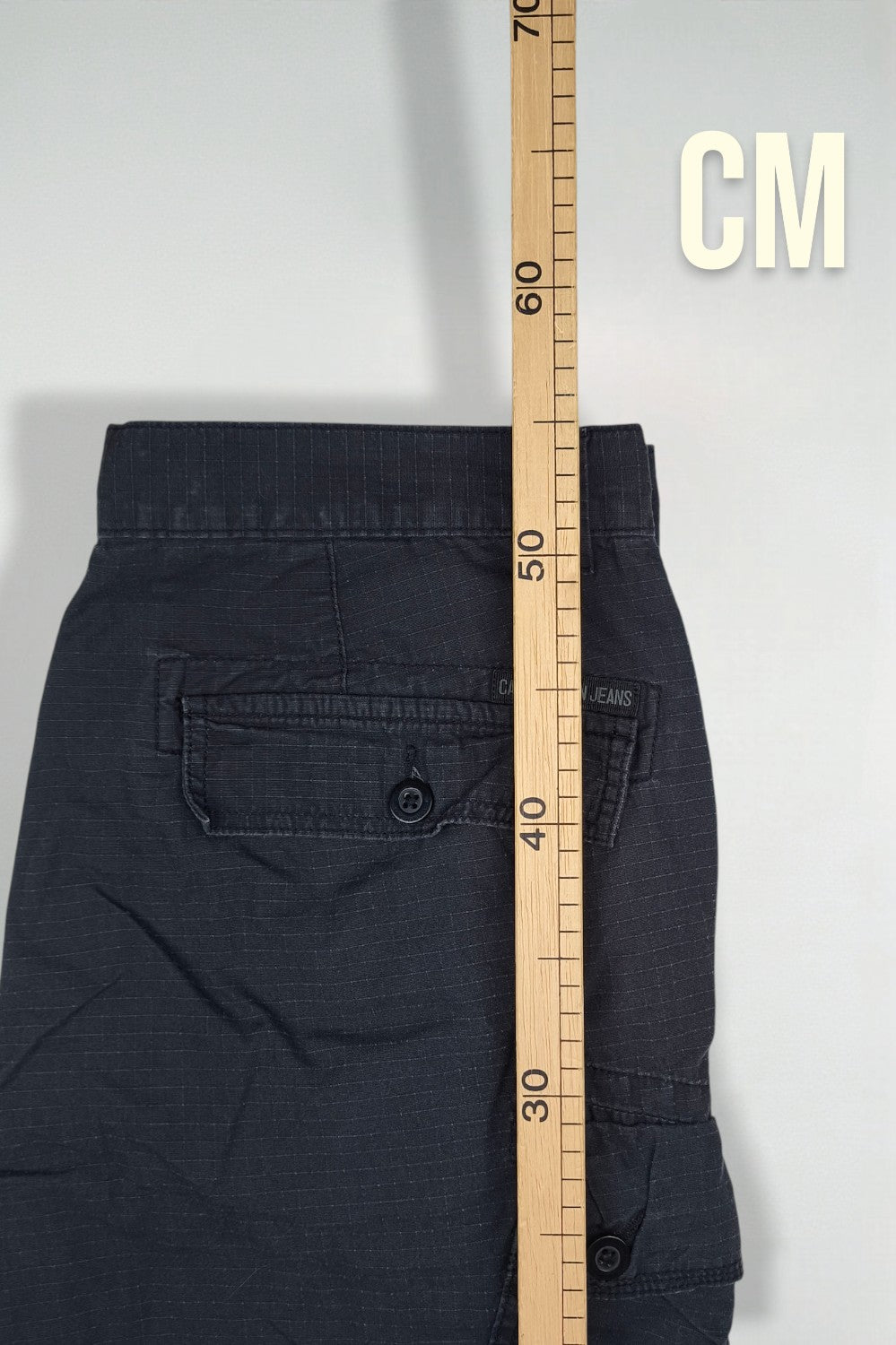 Vintage Calvin Klein Cargo Shorts Navy Blue | Ripstop W34