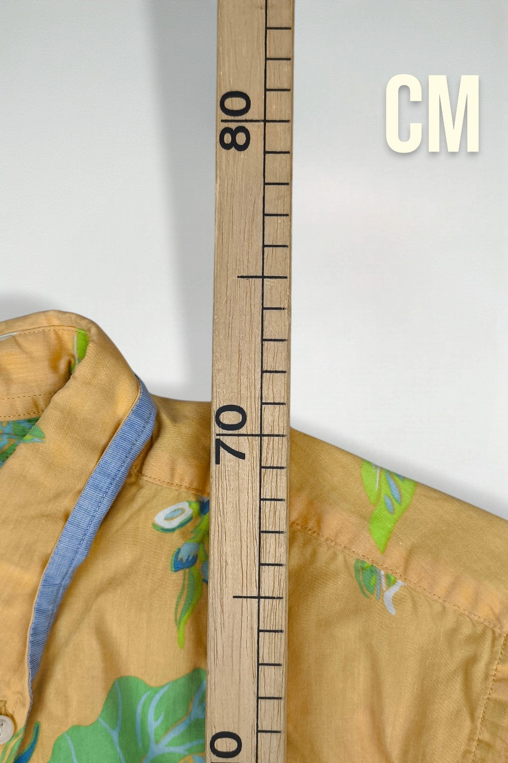 Vintage Tommy Hilfiger Hawaiian Floral Shirt Yellow L Cotton