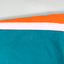 Maglietta vintage con grafica dei Miami Dolphins della NFL, verde acqua e arancione | Abbigliamento per tifosi anni 2000