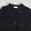 Cardigan Lacoste in maglia a coste nero di seconda mano | Maglieria da donna