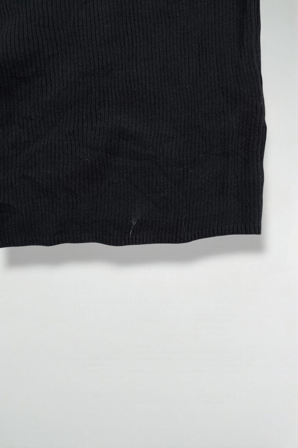 Cardigan Lacoste in maglia a coste nero di seconda mano | Maglieria da donna