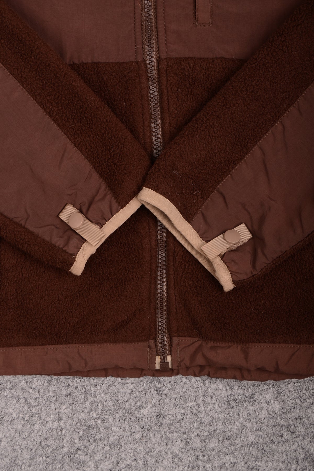 Second-hand The North Face Brown Polartec Fleece Jacket