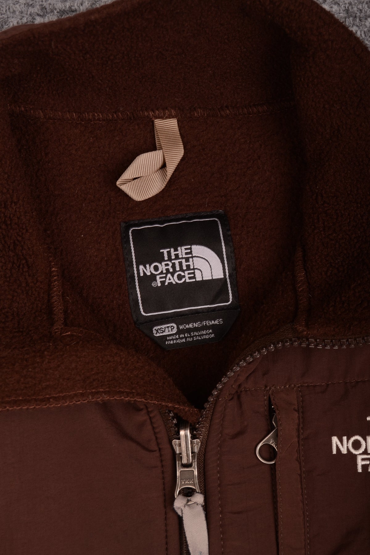 Second-hand The North Face Brown Polartec Fleece Jacket