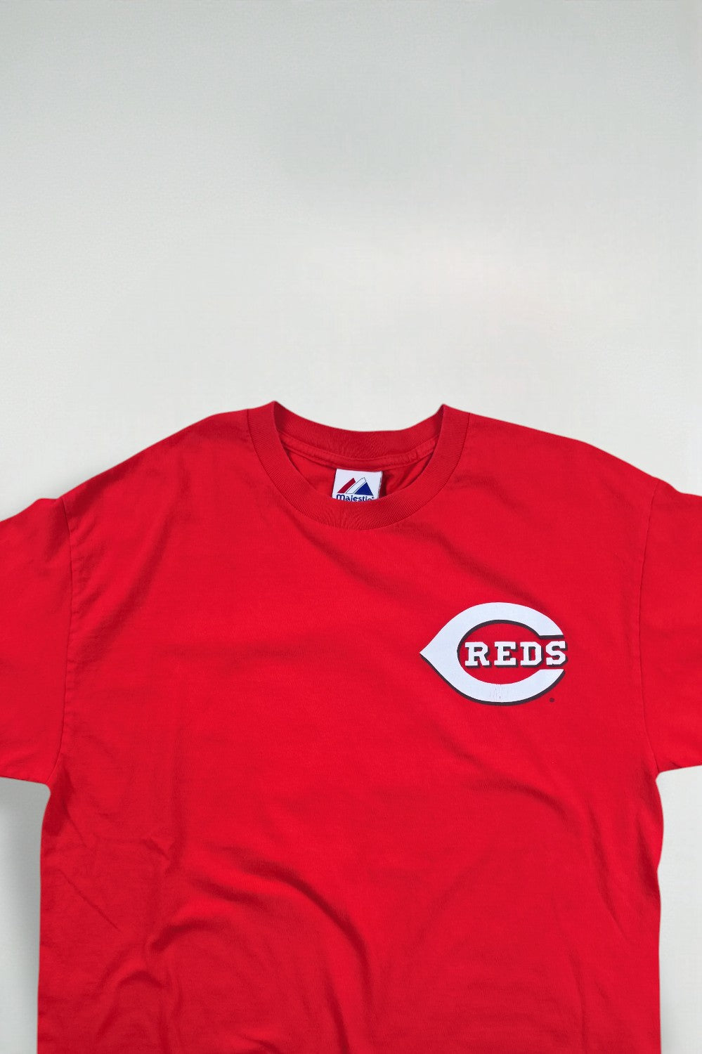 Maglietta MLB vintage Majestic Cincinnati Reds rossa | Abbigliamento della squadra anni 2000 