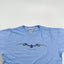 Maglietta vintage Aeropostale Tribal Flame Graphic Blu | Punto singolo anni 2000