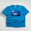 Maglietta vintage Oneita Yellowstone National Park blu | Punto singolo anni '80