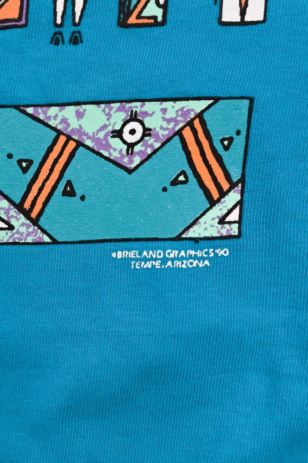 Maglietta grafica vintage Soffe's Choice Laughlin Southwest blu | Punto singolo anni '90