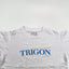Maglietta vintage con logo Trigon Spell bianca | Maglietta con punto singolo anni '90