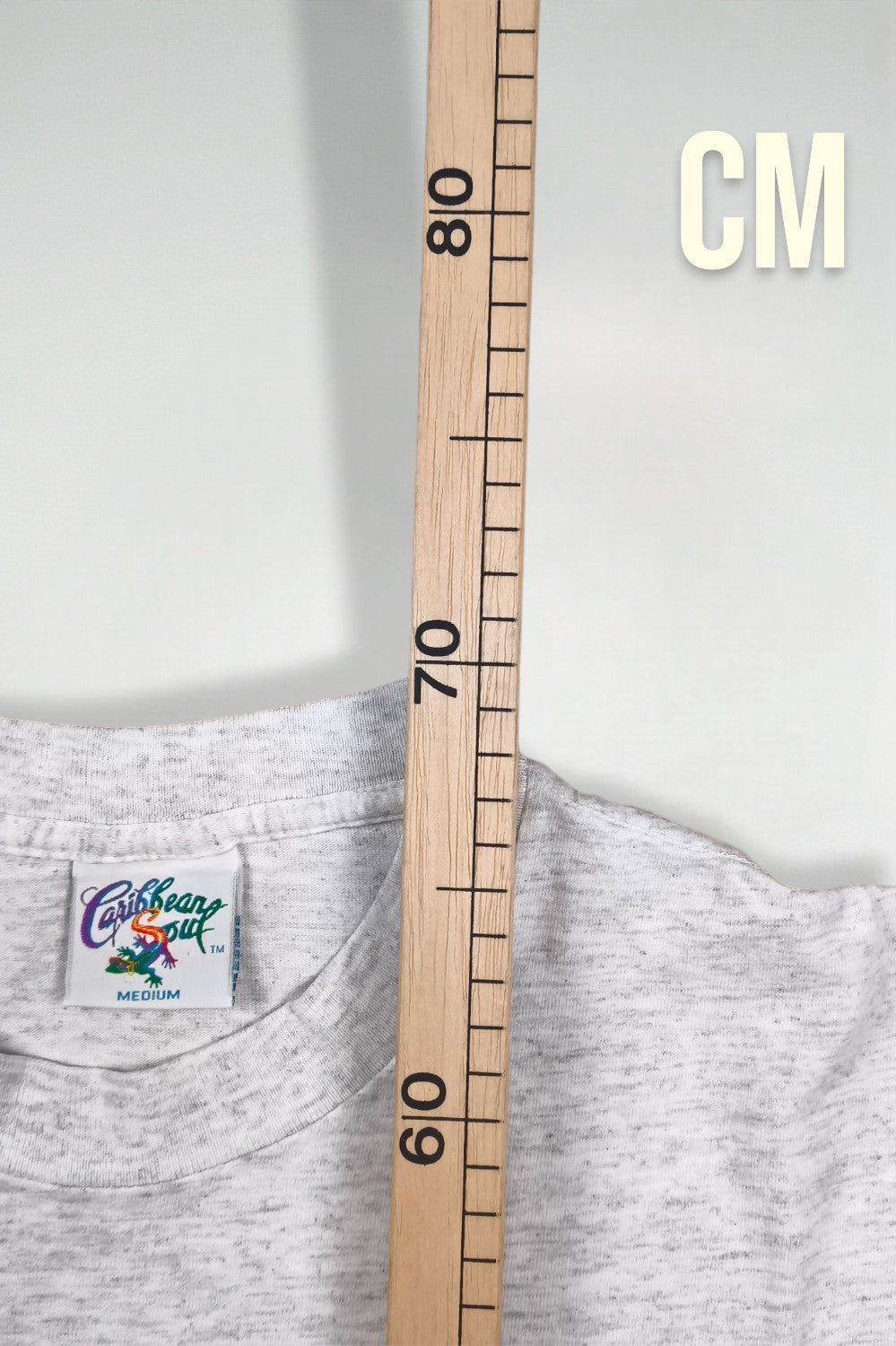 Maglietta grafica vintage Caribbean Soul Rum grigia | Punto singolo anni '90