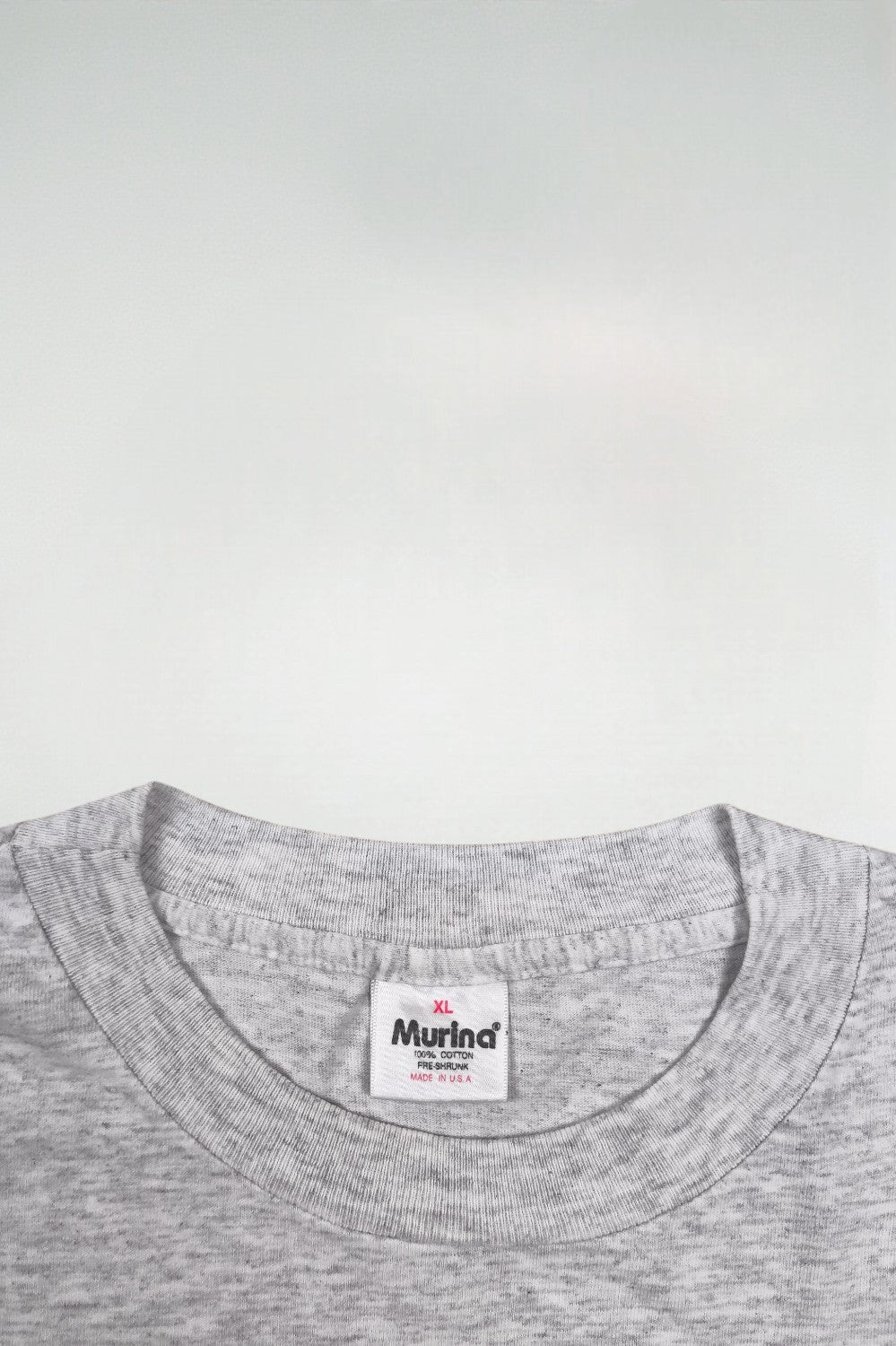 Maglietta vintage con grafica Totem Rain di Murina Washington, grigio mélange | Punto singolo anni '90