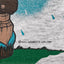 Maglietta vintage con grafica Totem Rain di Murina Washington, grigio mélange | Punto singolo anni '90