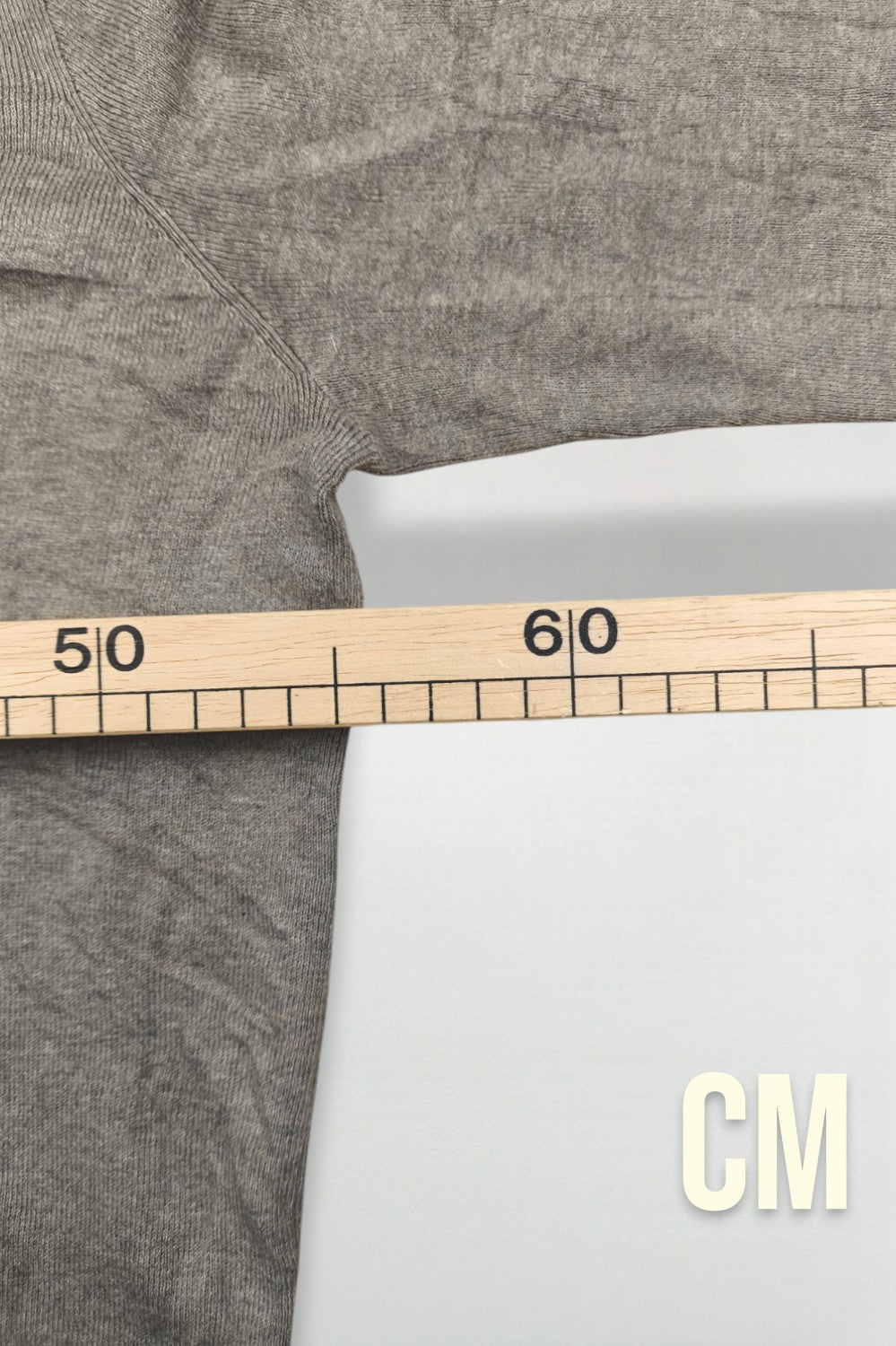 Maglione grigio con scollo a V di seconda mano di Polo Ralph Lauren | Cotone Pima