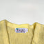 Cardigan vintage in maglia gialla Izod Lacoste | Maglieria classica anni '80