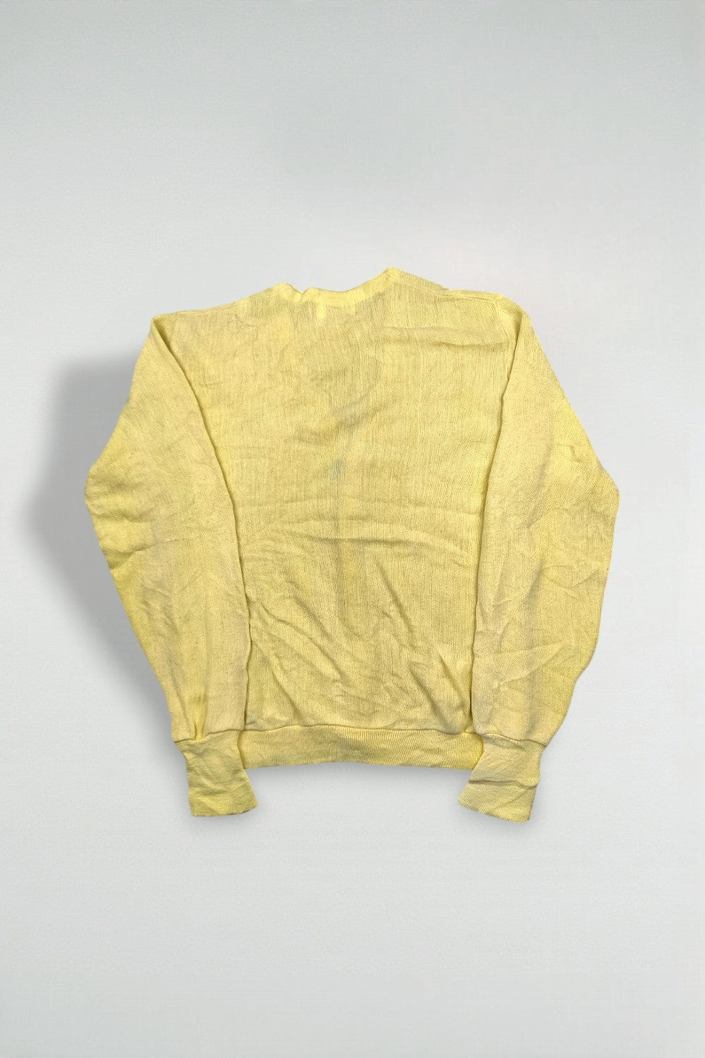 Cardigan vintage in maglia gialla Izod Lacoste | Maglieria classica anni '80
