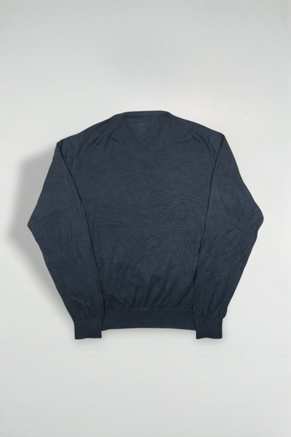 Maglione Tommy Hilfiger Golf con scollo a V di seconda mano, nero | Maglieria casual anni 2010