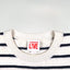 Maglione a righe Lacoste LIVE di seconda mano bianco/blu navy | Maglieria casual anni 2010