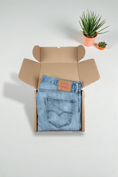 Jeans Levi's 505 Light Wash a gamba dritta vintage | Denim classico anni 2000