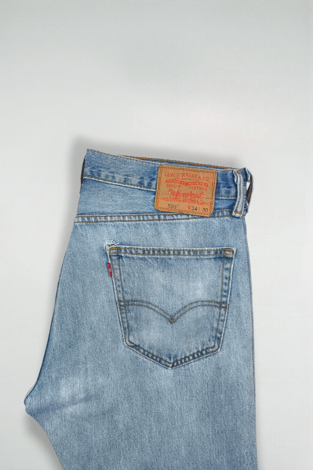 Jeans Levi's 505 Light Wash a gamba dritta vintage | Denim classico anni 2000