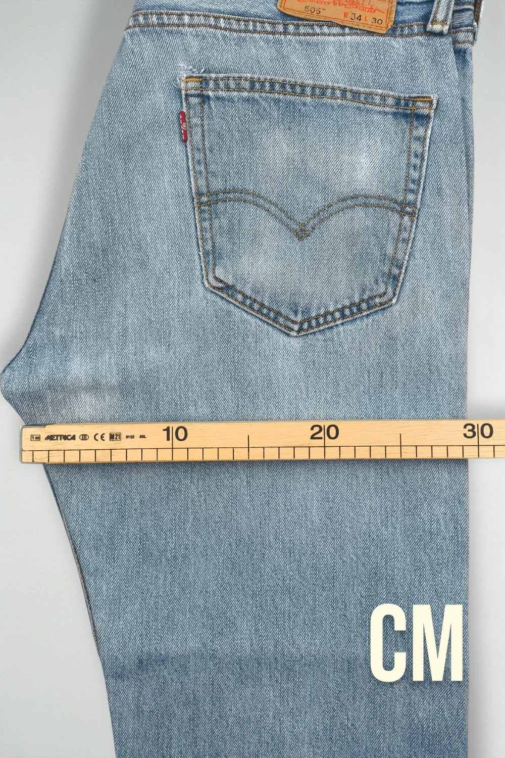 Jeans Levi's 505 Light Wash a gamba dritta vintage | Denim classico anni 2000