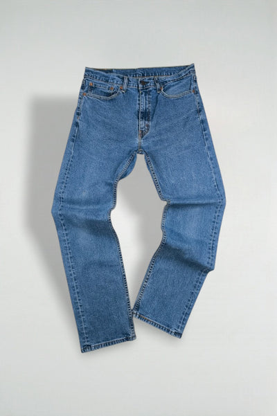 Jeans Levi's 505 a gamba dritta vintage blu | Denim classico anni 2000