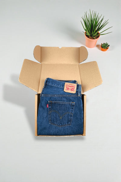 Jeans Levi's 501 CT vintage in denim blu | Vestibilità affusolata anni 2010