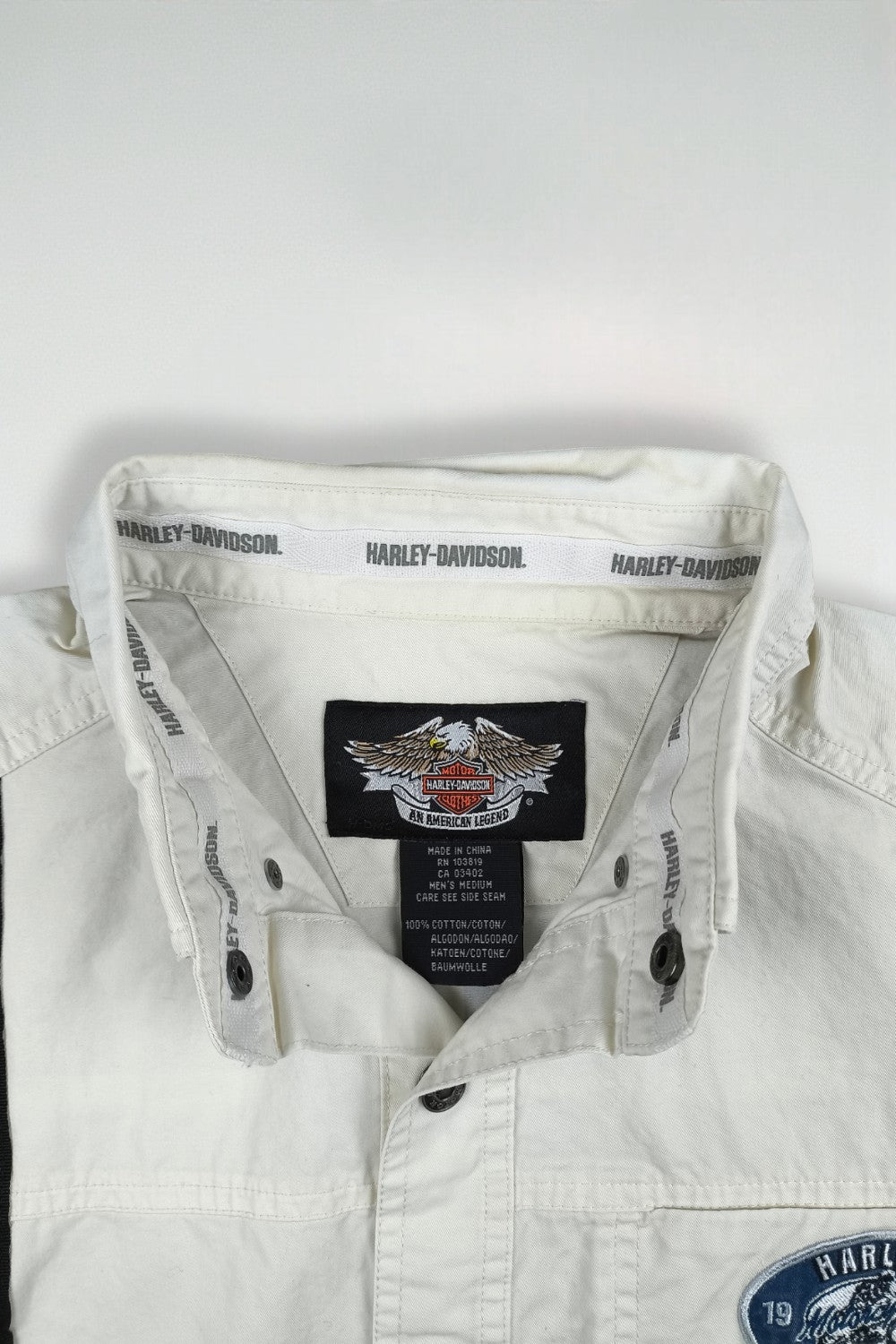 Maglietta senza maniche vintage Harley-Davidson Dirt Track bianca | Abbigliamento da corsa Y2K