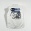 Maglietta senza maniche vintage Harley-Davidson Dirt Track bianca | Abbigliamento da corsa Y2K