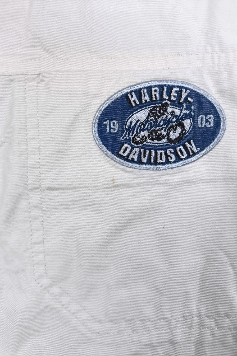 Maglietta senza maniche vintage Harley-Davidson Dirt Track bianca | Abbigliamento da corsa Y2K