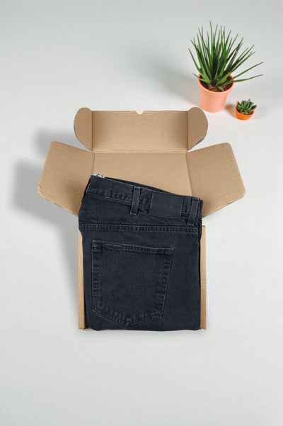 Jeans neri vintage Harley-Davidson | Abbigliamento motociclistico Y2K