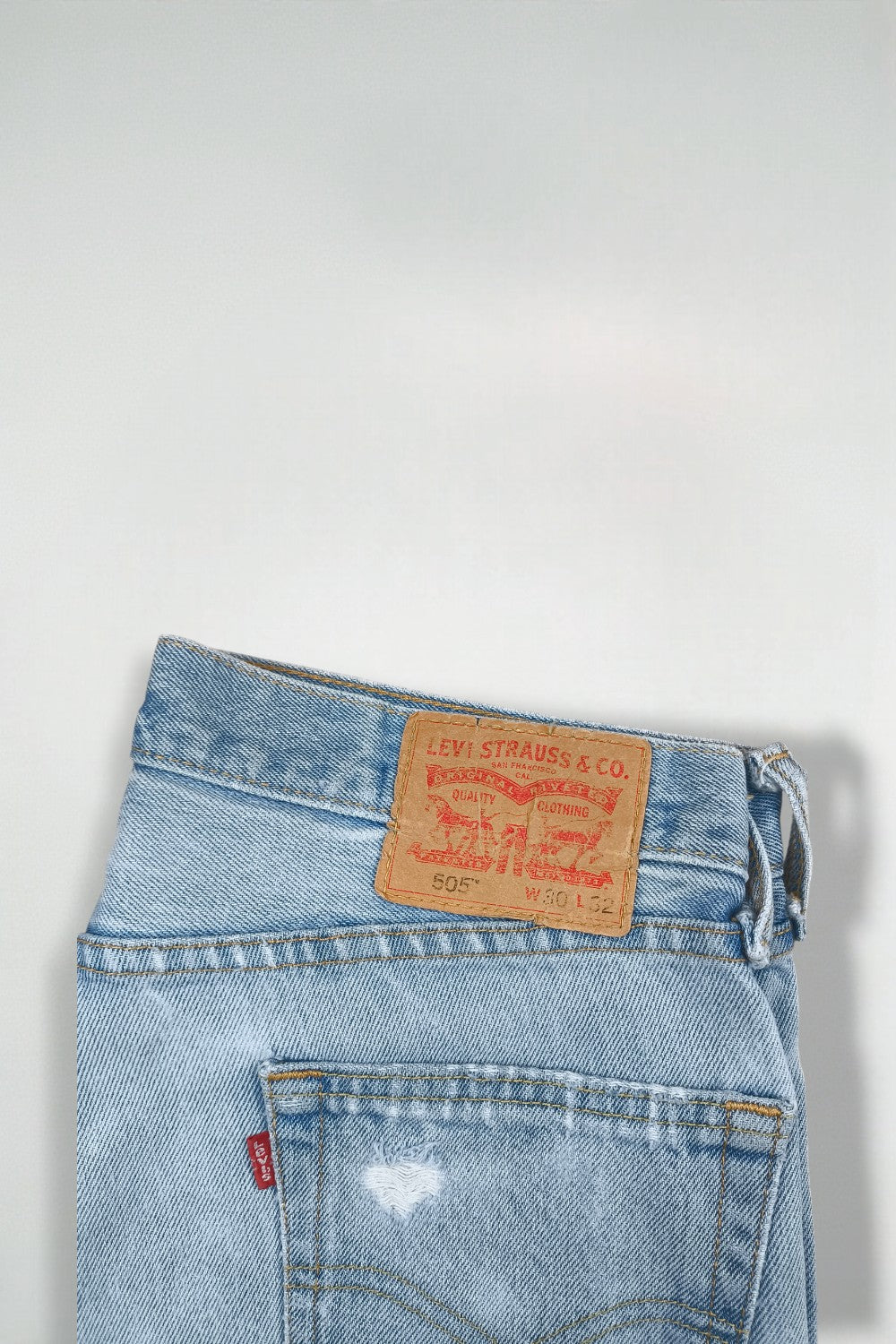 Jeans Levi's 505 a gamba dritta vintage blu chiaro | Denim classico anni 2000