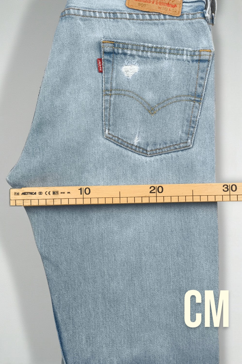Jeans Levi's 505 a gamba dritta vintage blu chiaro | Denim classico anni 2000