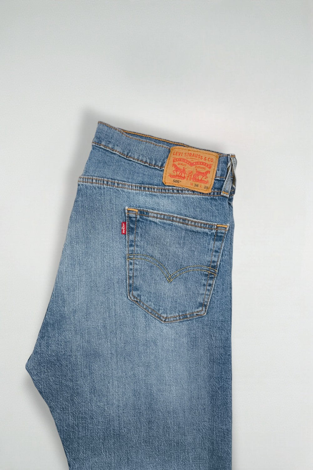 Jeans Levi's 505 a gamba dritta vintage blu | Abbigliamento da lavoro in denim classico