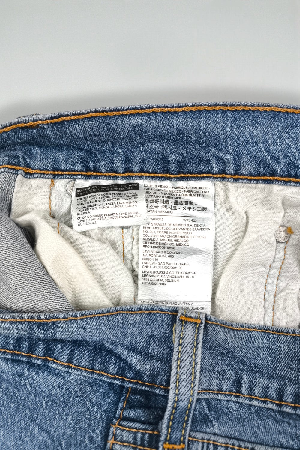 Jeans Levi's 505 a gamba dritta vintage blu | Abbigliamento da lavoro in denim classico