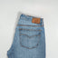 Jeans vintage Harley-Davidson a gamba dritta blu | Denim da motociclista anni 2000