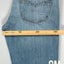 Jeans vintage Harley-Davidson a gamba dritta blu | Denim da motociclista anni 2000