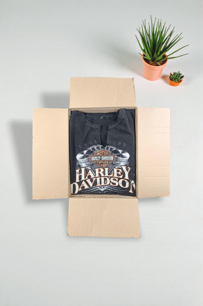 Maglietta senza maniche vintage Harley-Davidson Longview Texas nera | Abbigliamento motociclistico Y2K