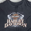 Maglietta senza maniche vintage Harley-Davidson Longview Texas nera | Abbigliamento motociclistico Y2K