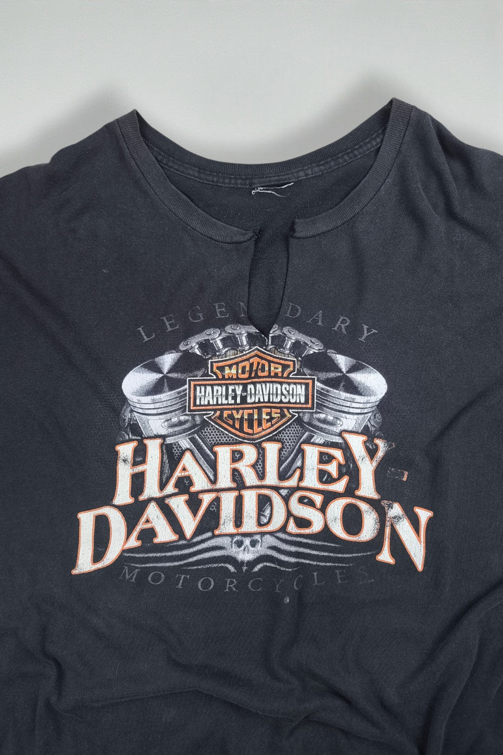Maglietta senza maniche vintage Harley-Davidson Longview Texas nera | Abbigliamento motociclistico Y2K