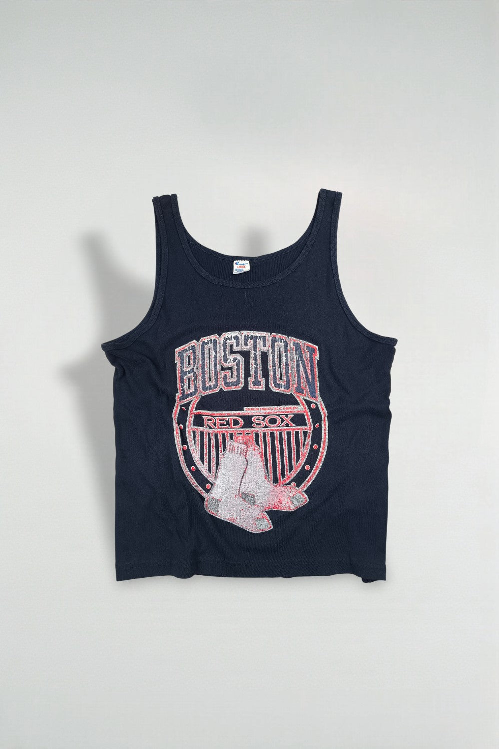 Canotta grafica vintage Champion Boston Red Sox blu navy | Abbigliamento sportivo MLB anni '90