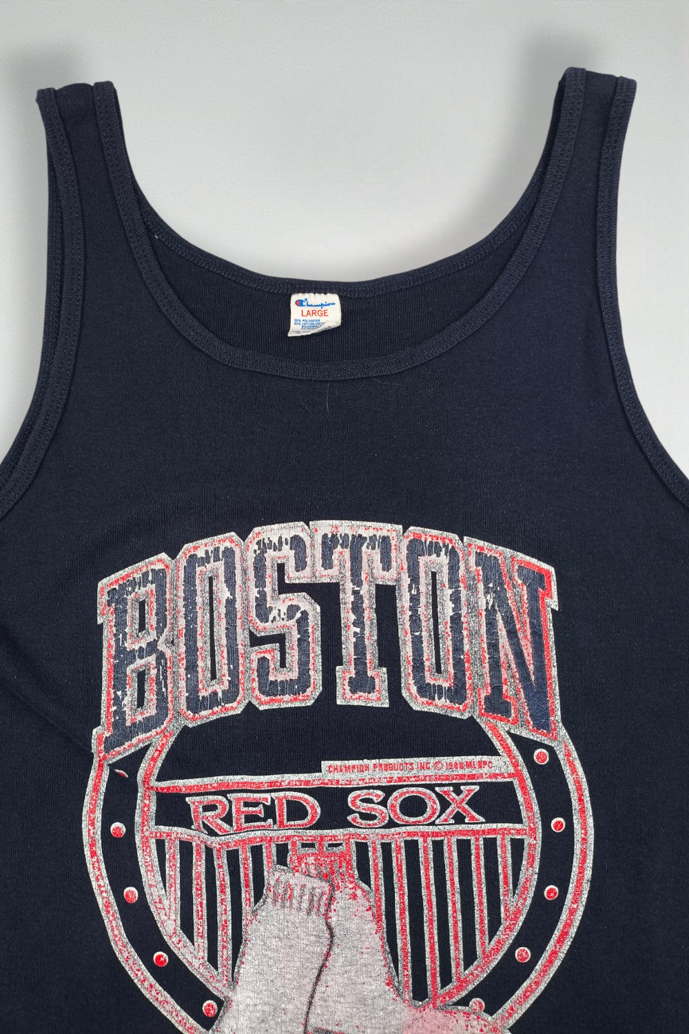 Canotta grafica vintage Champion Boston Red Sox blu navy | Abbigliamento sportivo MLB anni '90