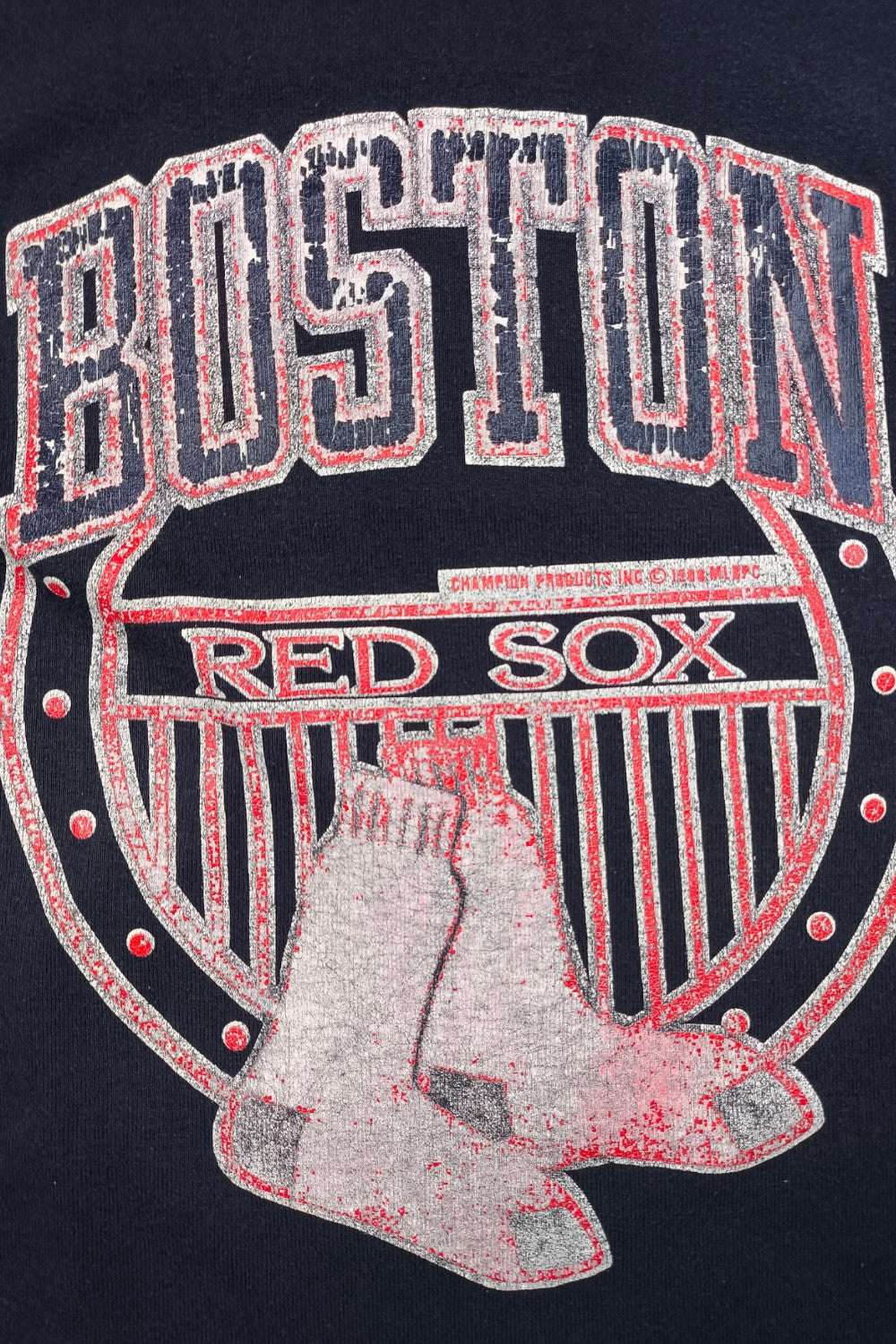 Canotta grafica vintage Champion Boston Red Sox blu navy | Abbigliamento sportivo MLB anni '90