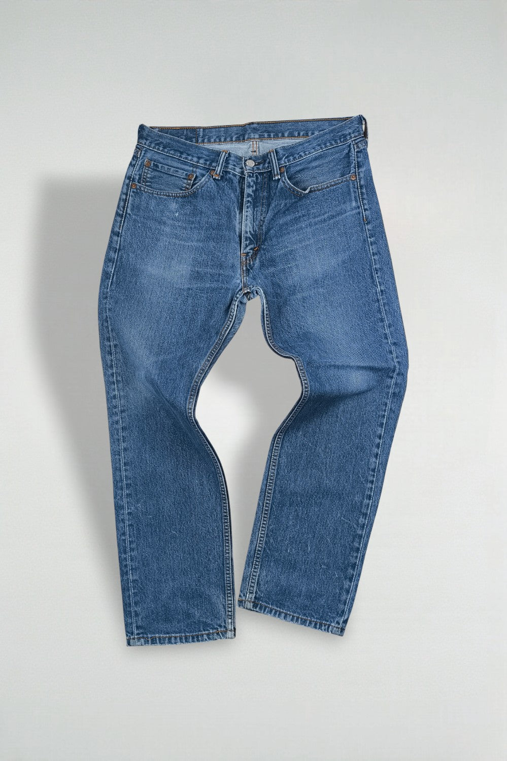 Jeans Levi's 505 a gamba dritta blu vintage | Pantaloni in denim anni 2000