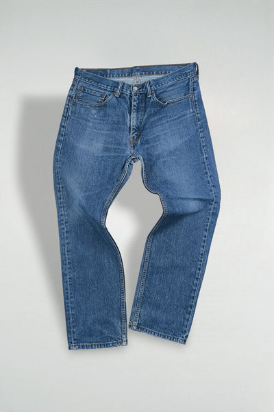 Jeans Levi's 505 a gamba dritta blu vintage | Pantaloni in denim anni 2000