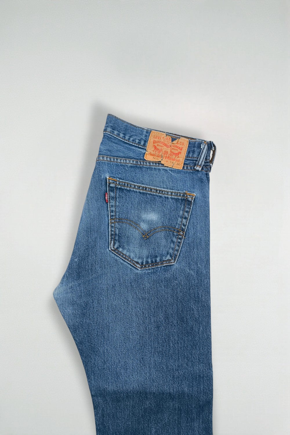 Jeans Levi's 505 a gamba dritta blu vintage | Pantaloni in denim anni 2000