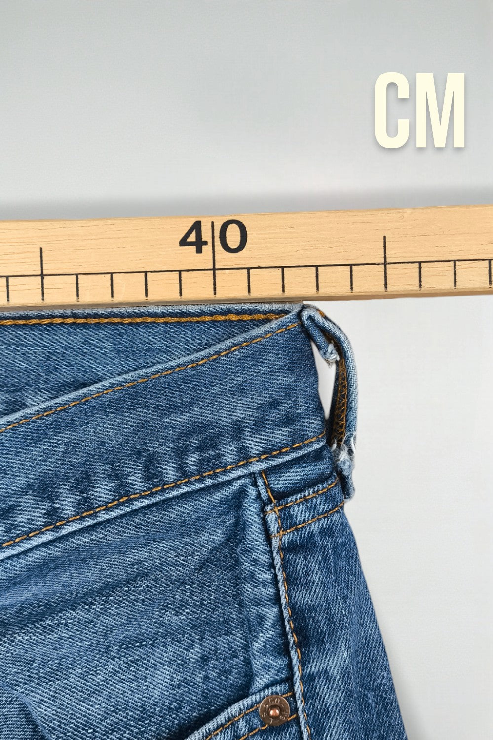 Jeans Levi's 505 a gamba dritta blu vintage | Pantaloni in denim anni 2000